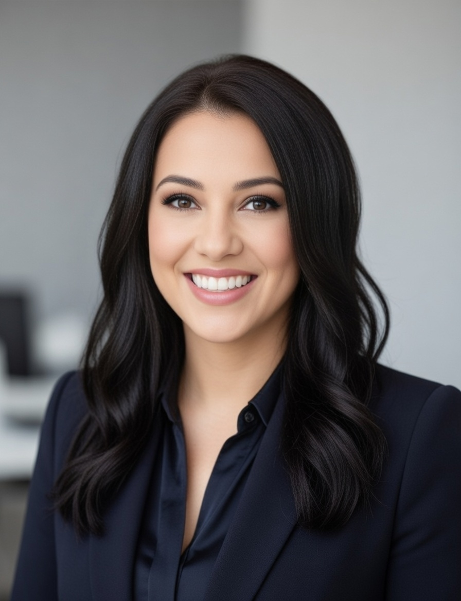 Solid light beige background.