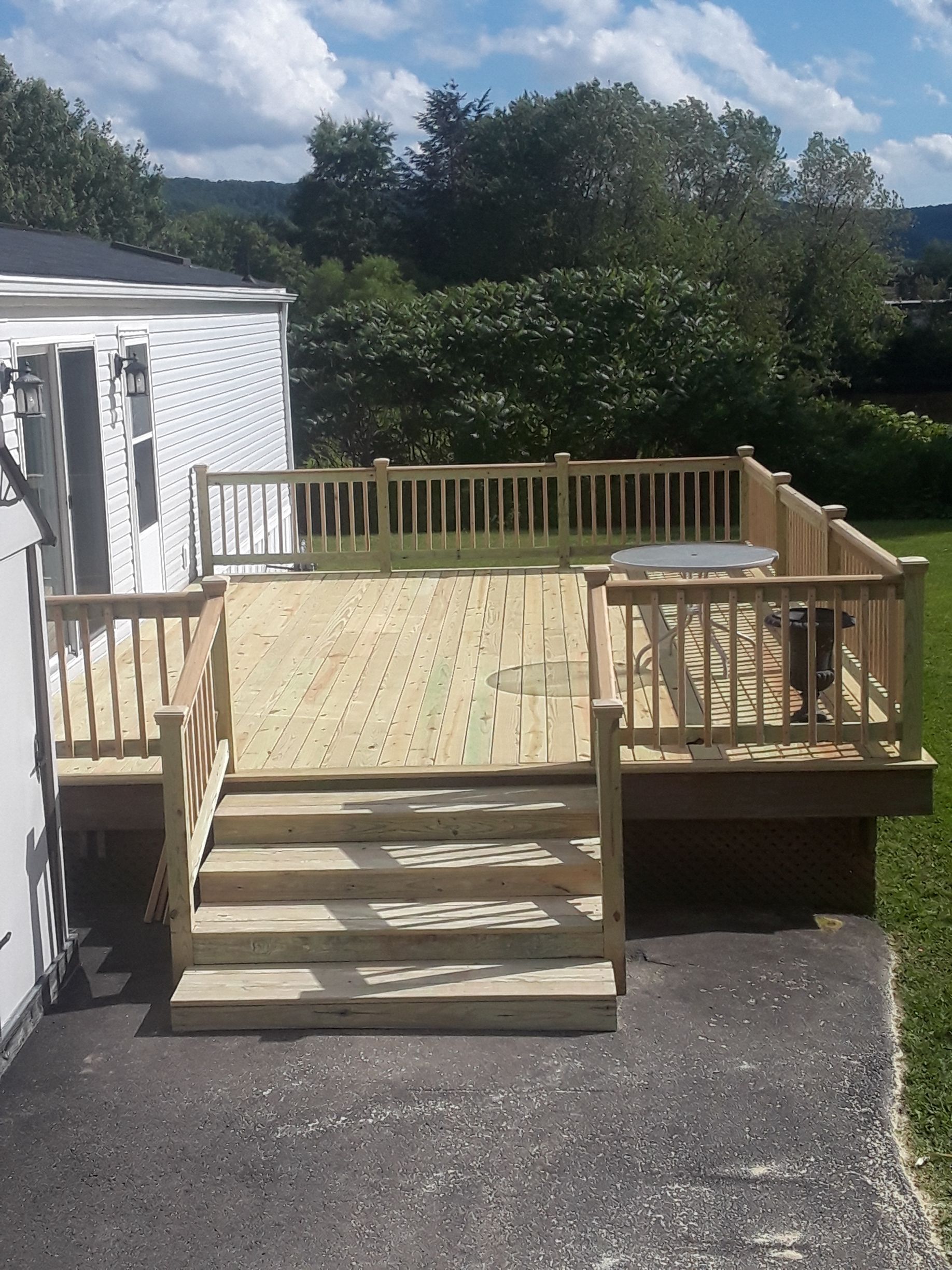 Deck construction and repair  in Delavan, NY by KKR Fencing