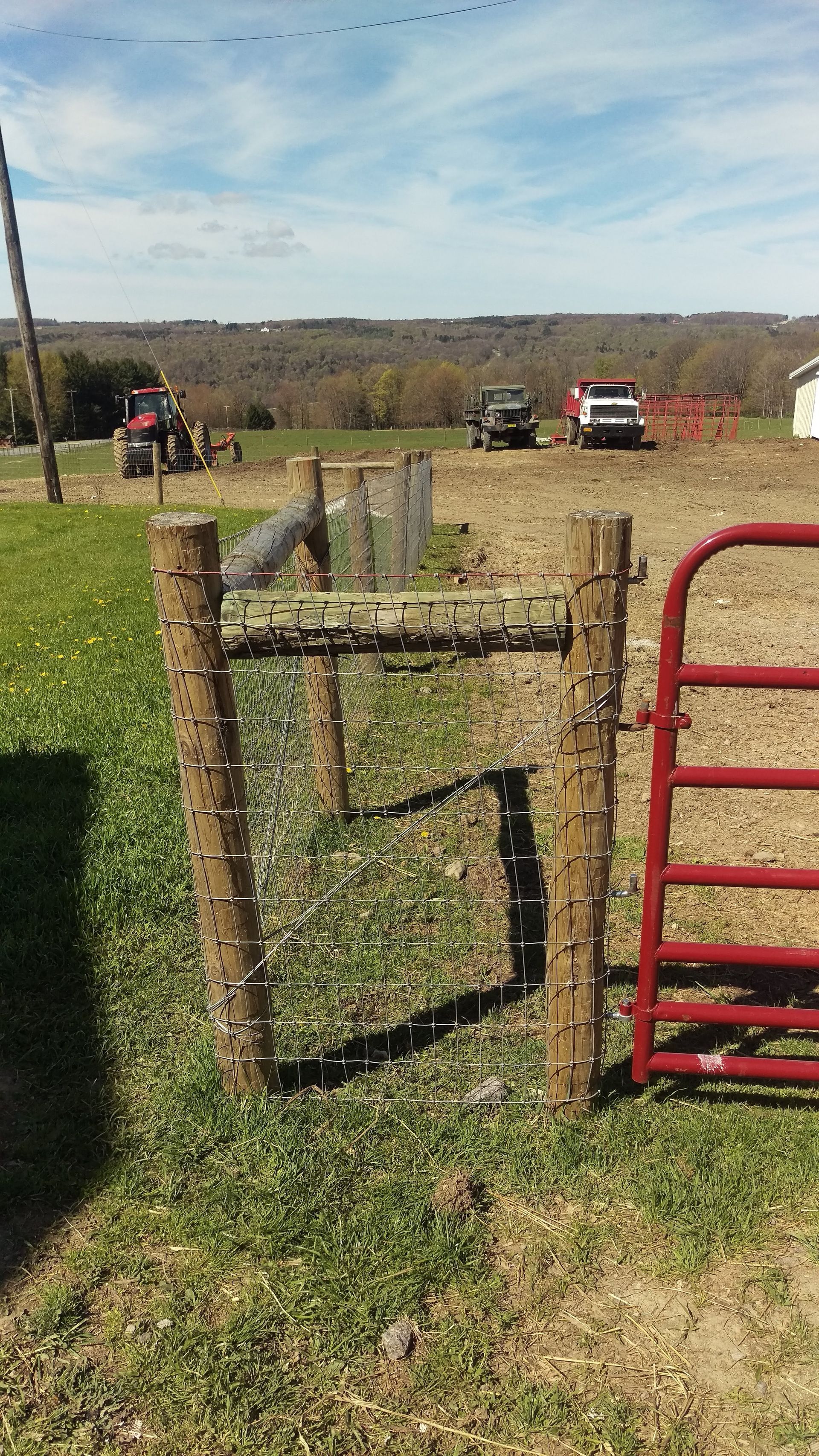Chain link fence installation in Delavan, NY by KKR Fencing