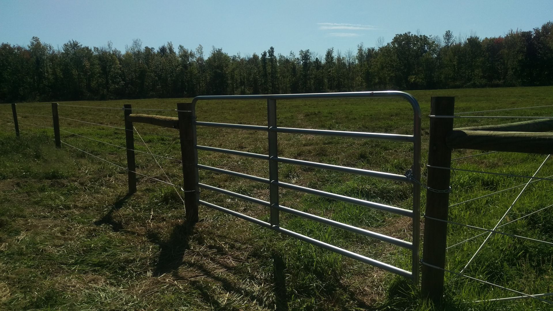 Wrought iron fence installation in Delavan, NY by KKR Fencing