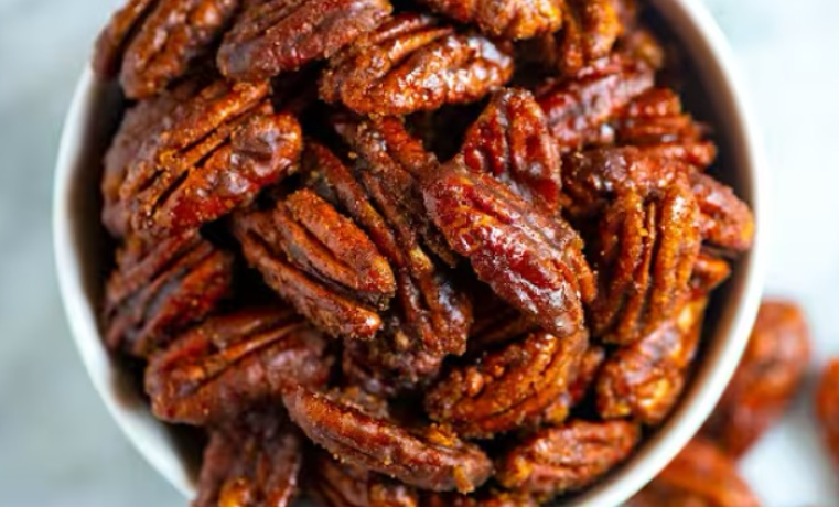 candied pecans
