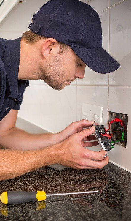 Residential Electrician — Checking the Electrical Cables in Sumner, WA