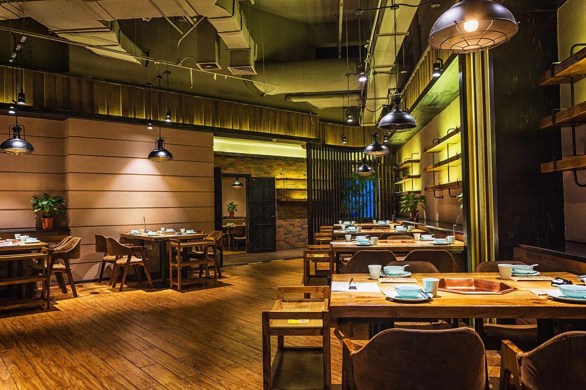 Empty restaurant