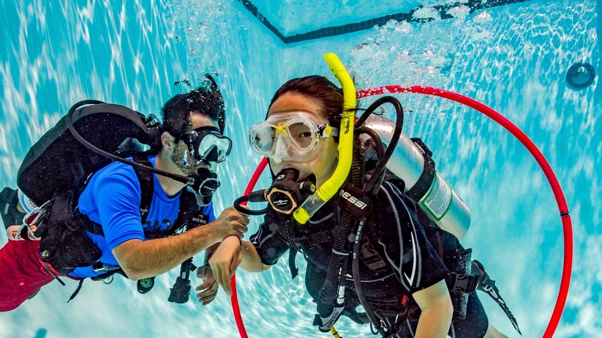 confined water training