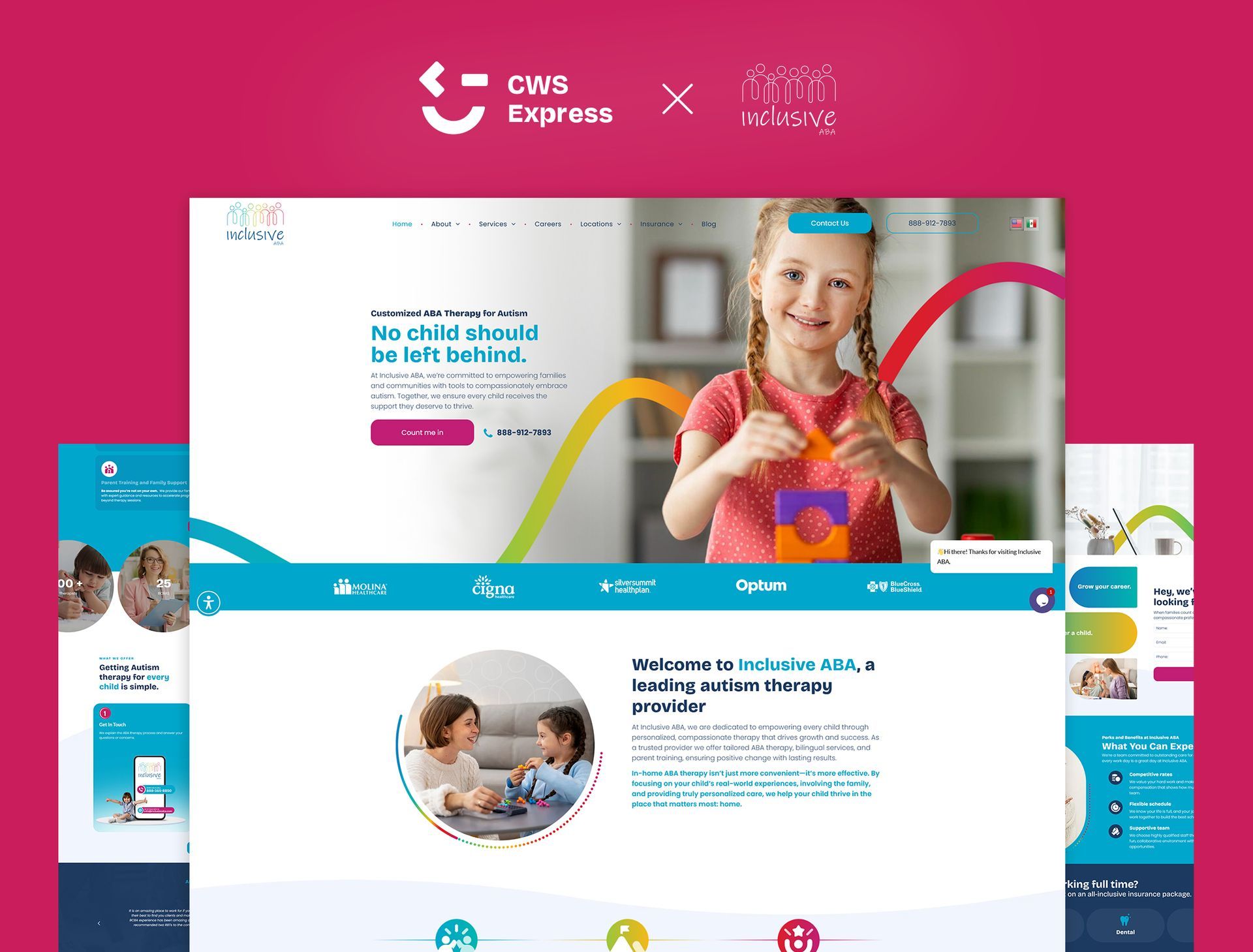 Inclusive ABA Mock Up Website