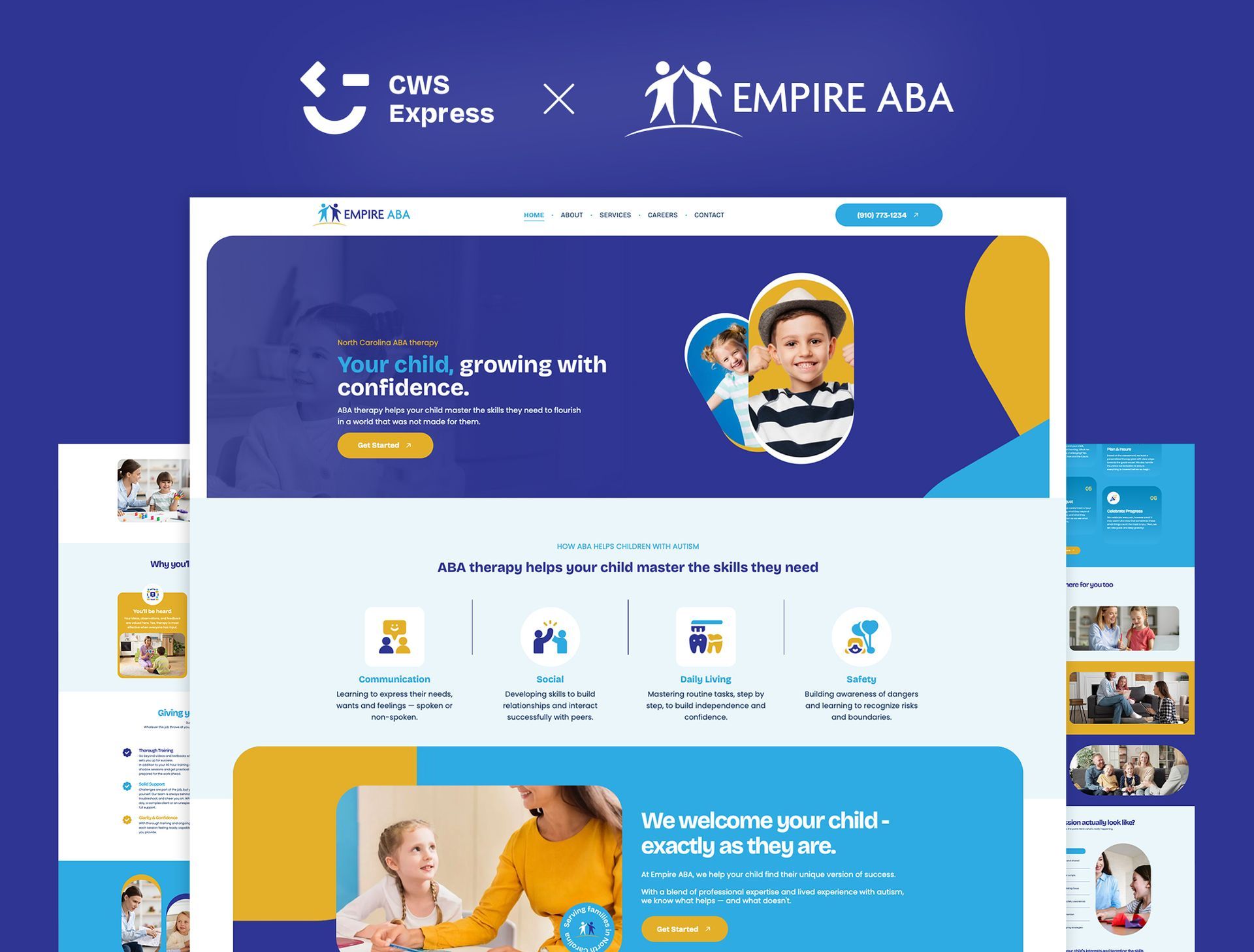 Empire ABA Mock Up Website

