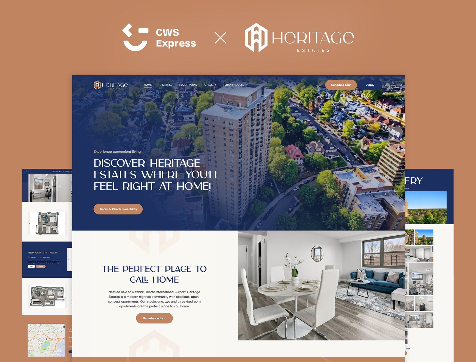 Heritage Estates Mock Up Website
