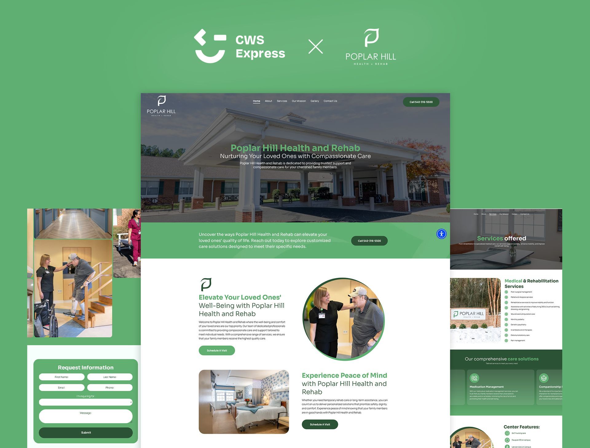 Poplar Hill Mock Up Website
