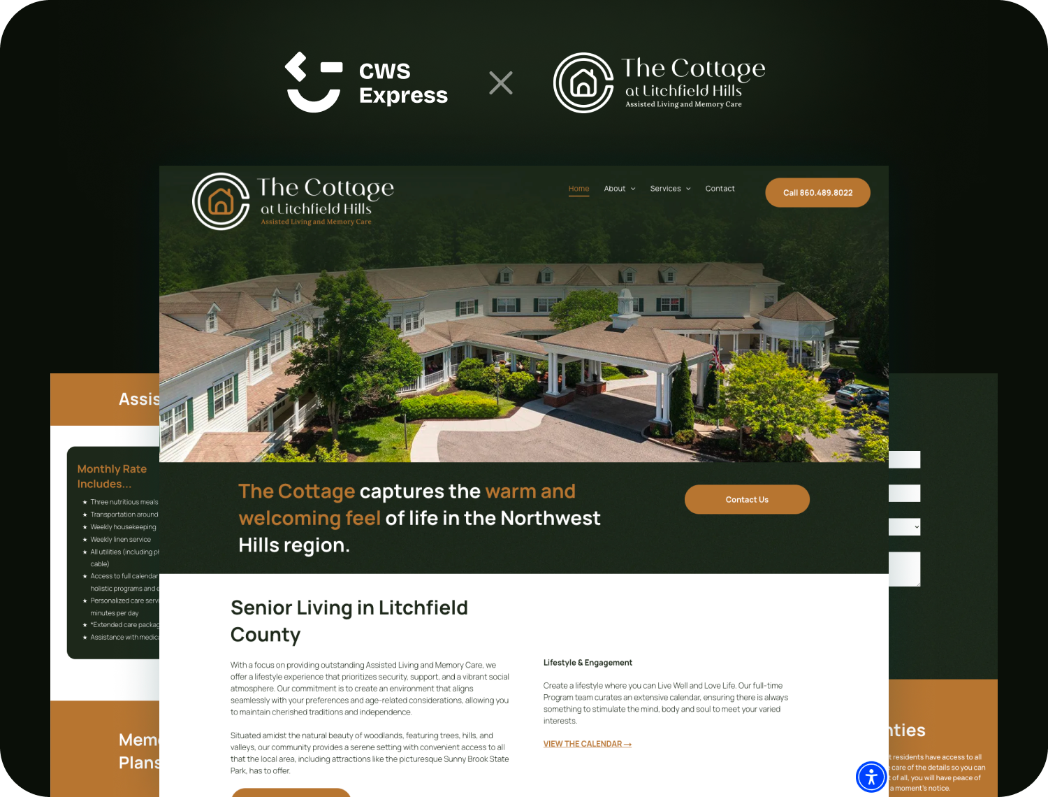 The Cottage at Litchfield Hills  project mockup