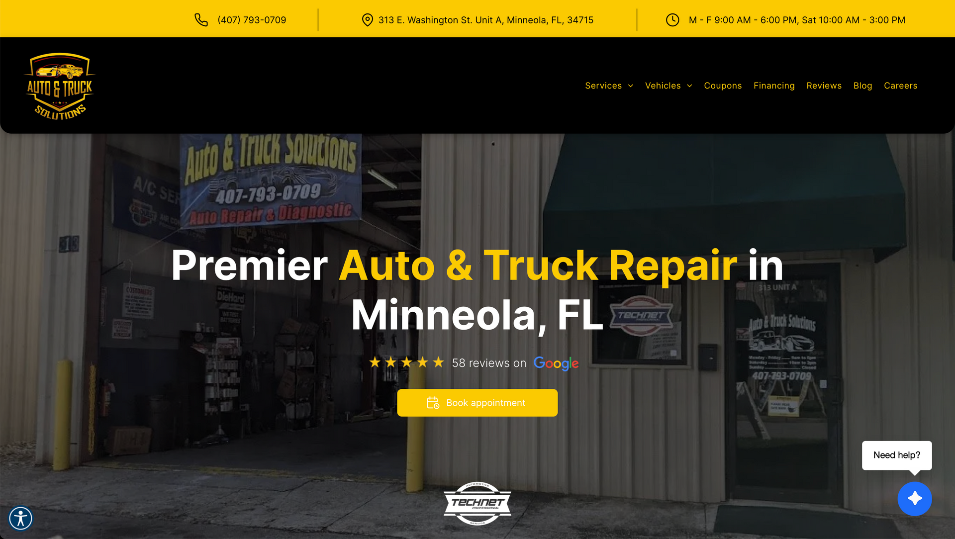 Auto & Truck Solutions LLC — Diesel repair shop in Minneola, Florida