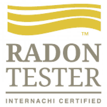 The radon tester logo is a tm certified logo.