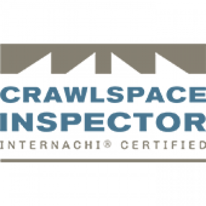 The logo for the crawlspace inspector is certified.