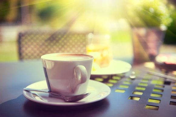 coffee cup on the table