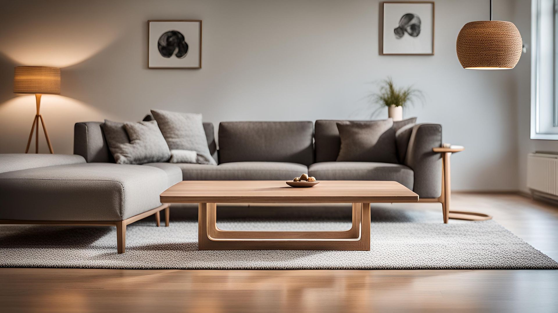 Beech coffee table. Artistic and beautiful.