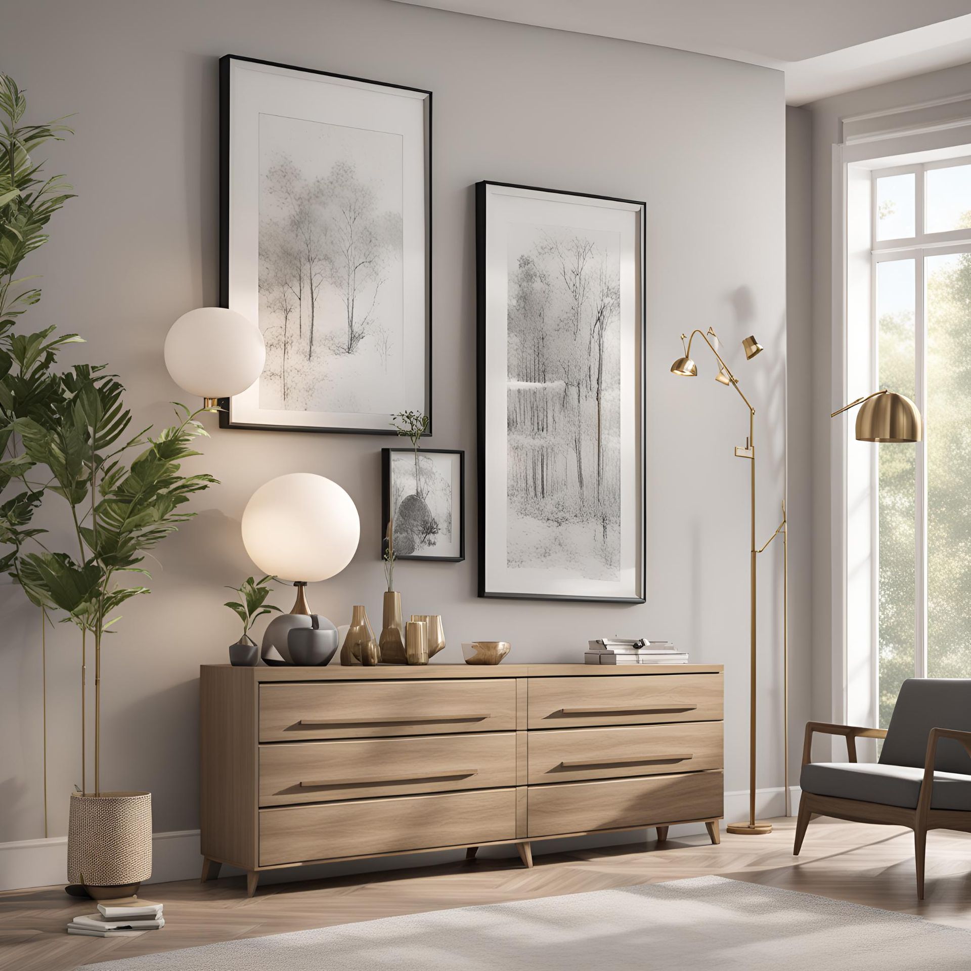 An solid Ash wood dresser with six drawers. This is truly one of a kind statement pieces for your home.