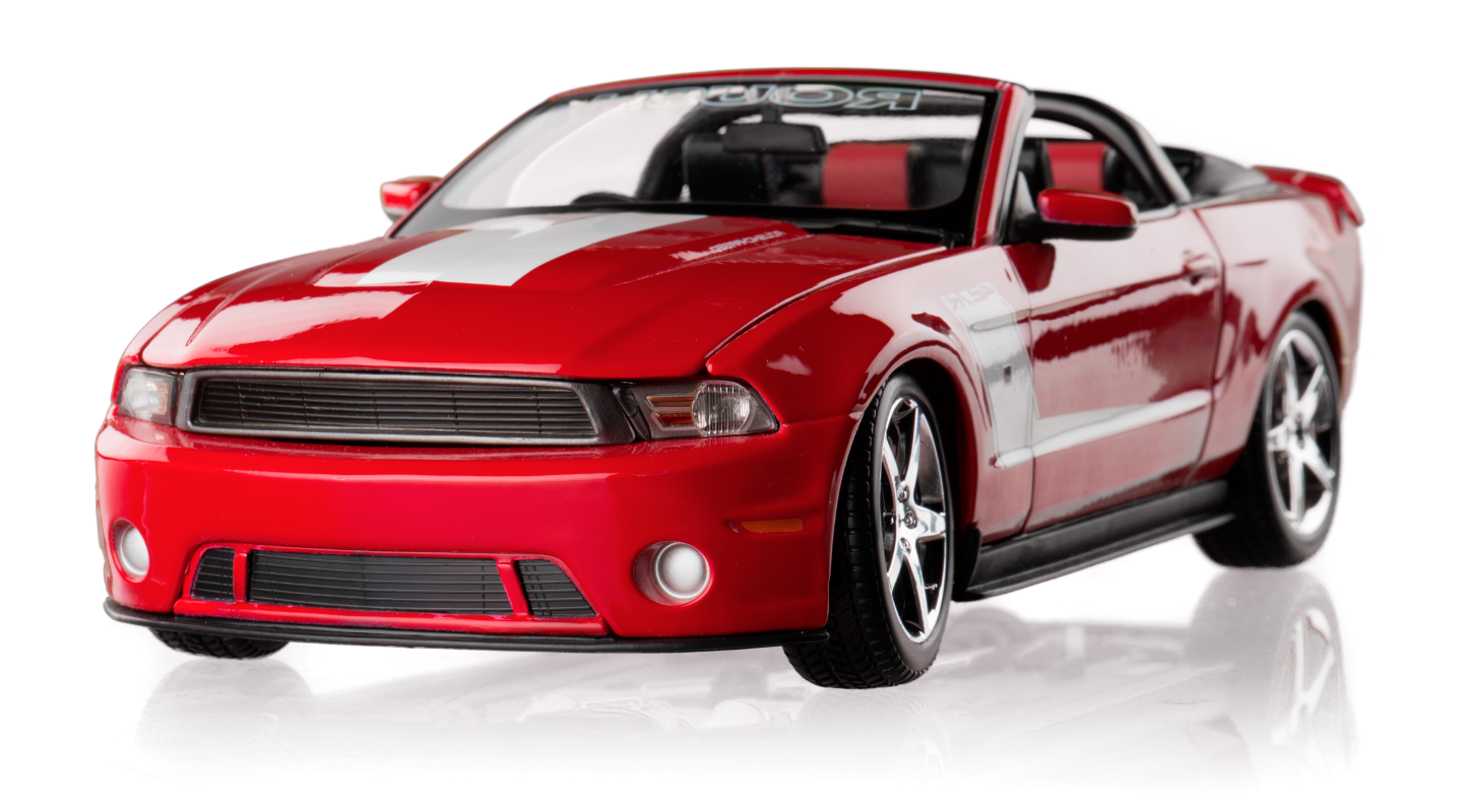 Red Mustang paint protected with Llumar PPF in Fairfield, OH.