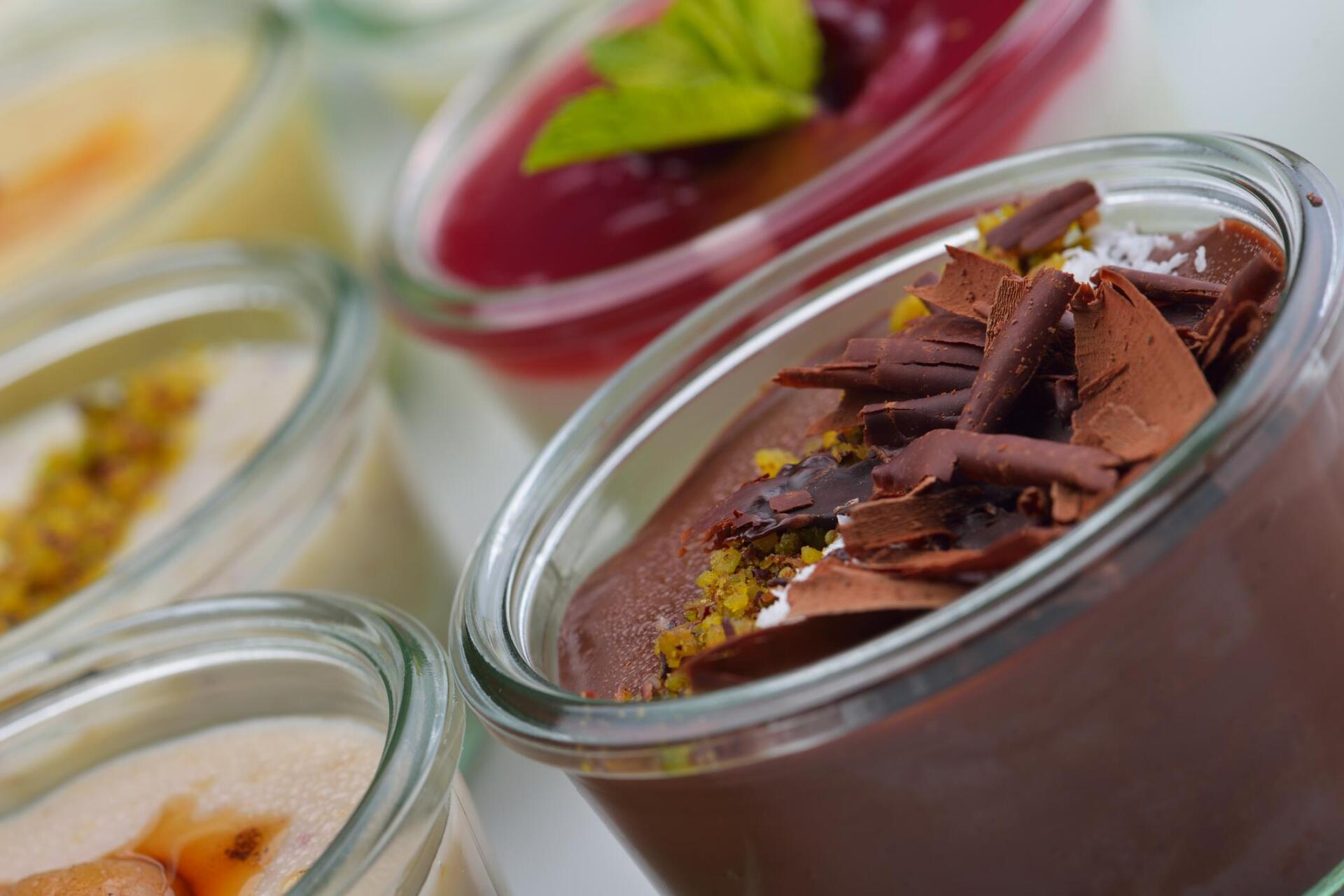 food in the glass storage