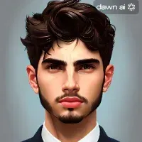 A man with a beard is wearing a suit and tie.