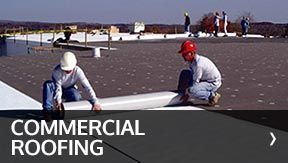 Commercial Roofing — Roofers Installing New Roof in Savannah, GA