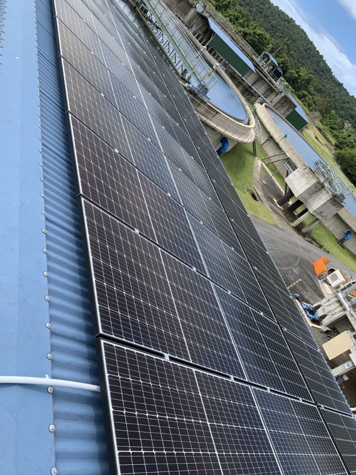 Portrait View Of Solar Panels — Mission Solar And Electrical In Mission Beach, QLD