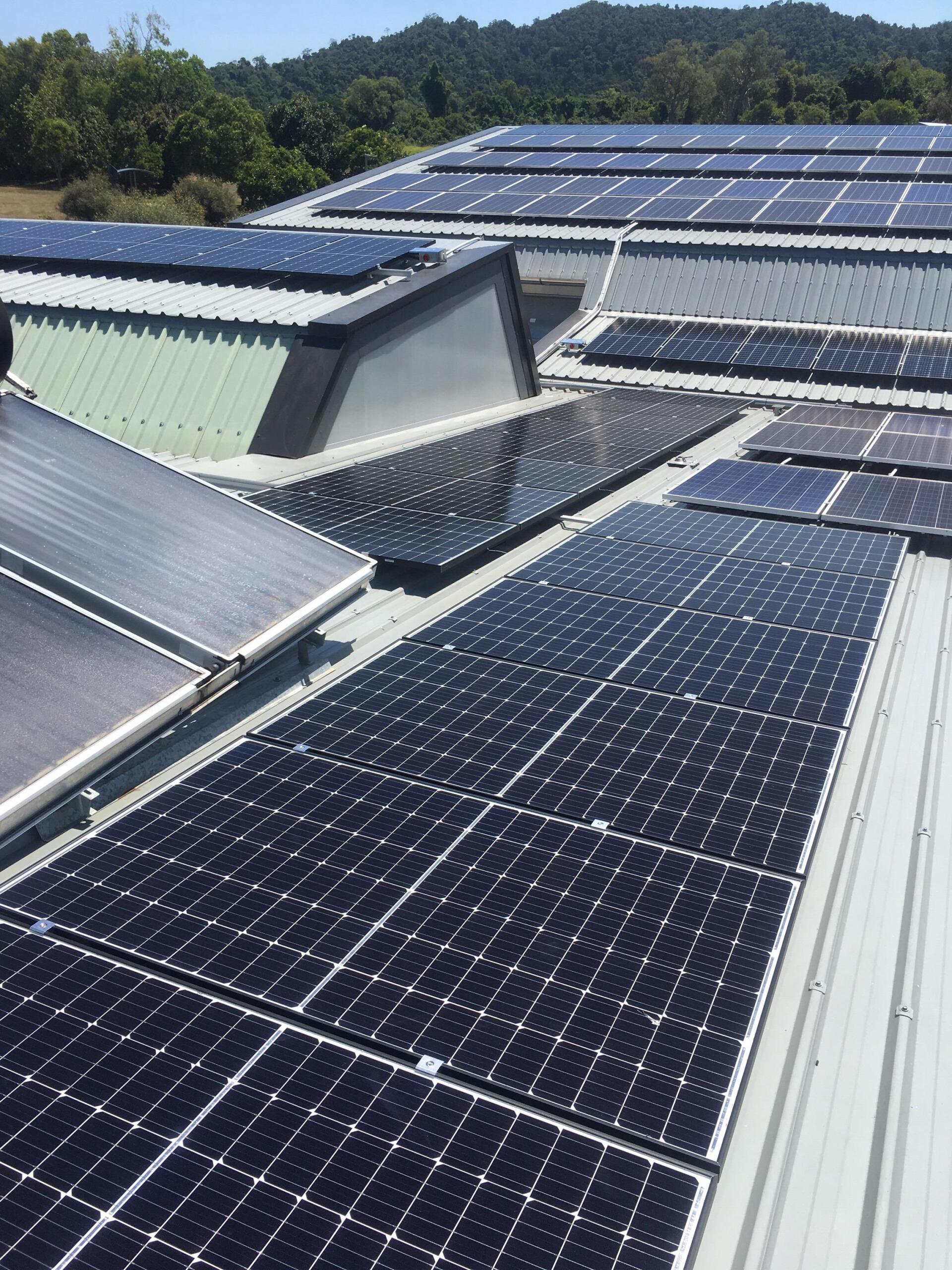 Solar Panels In CCRC Mission Beach Aquatic — Solar Power In Mission Beach, QLD