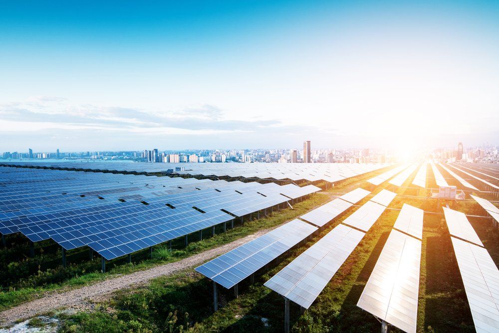 Solar Panels With The Sunny Sky — Solar Power In Cassowary Coast, QLD