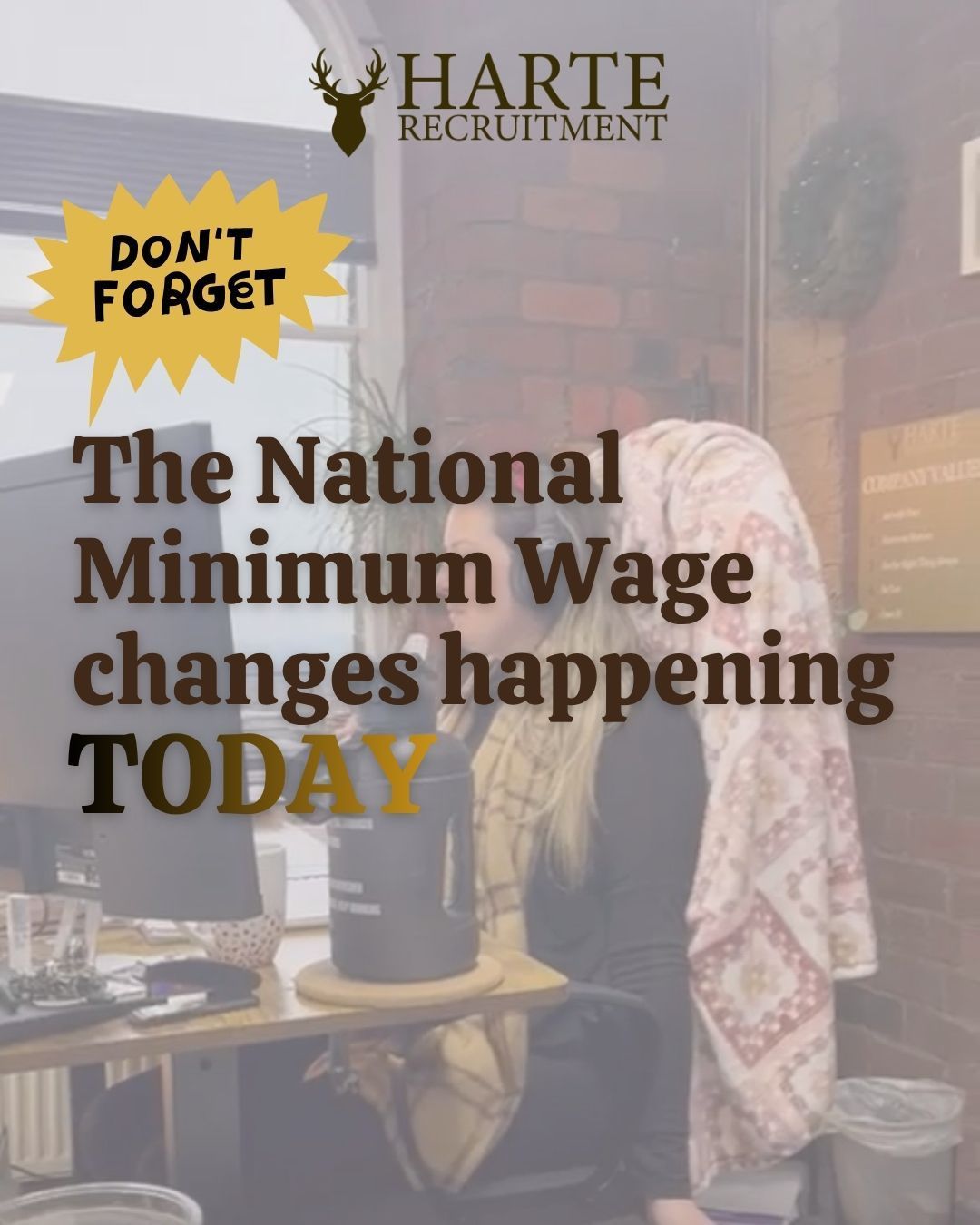 fake newspaper article image with Suzie Harte