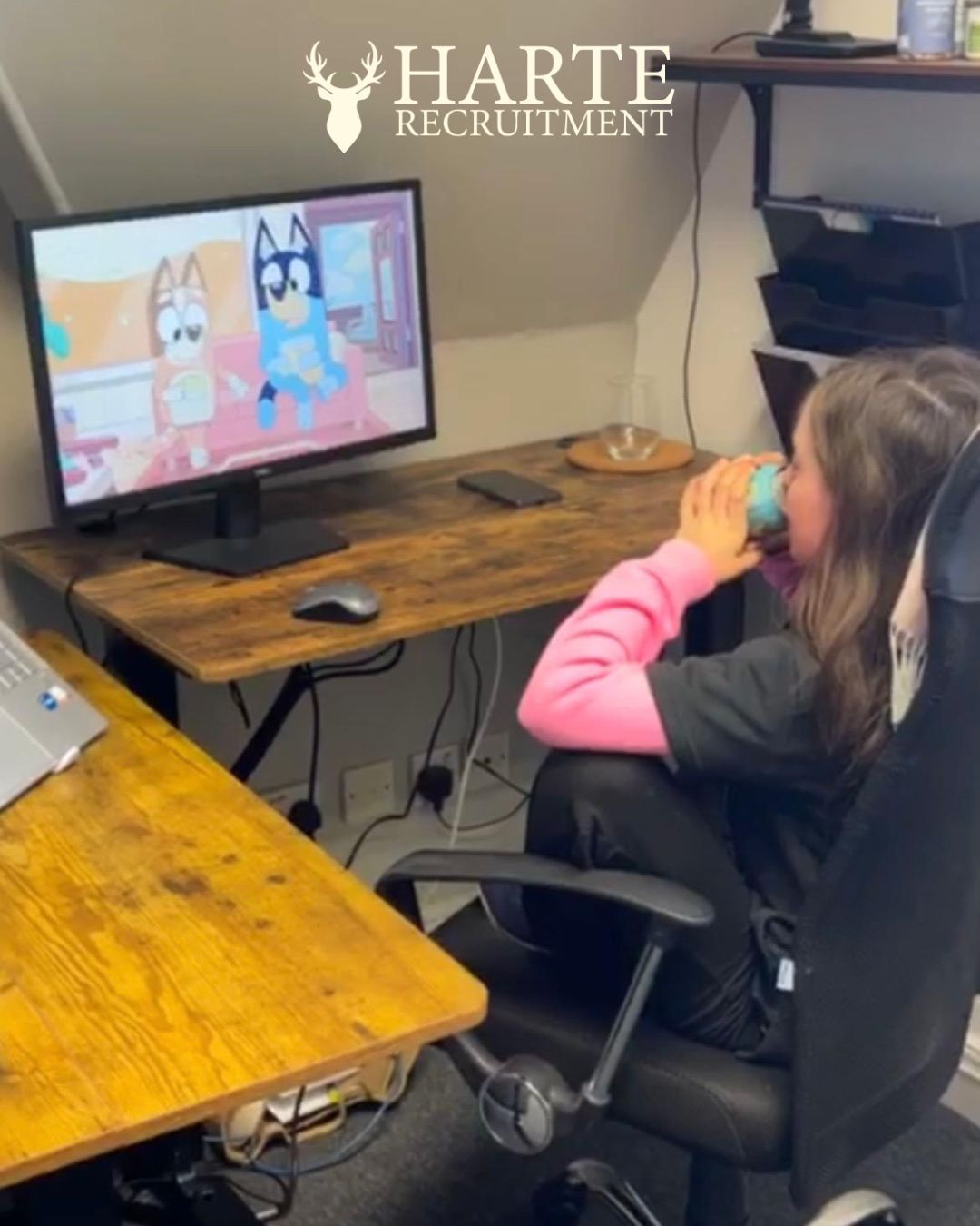 fake newspaper article image with Suzie Harte