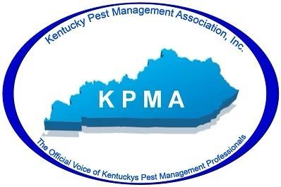 A logo for kentucky pest management association inc.