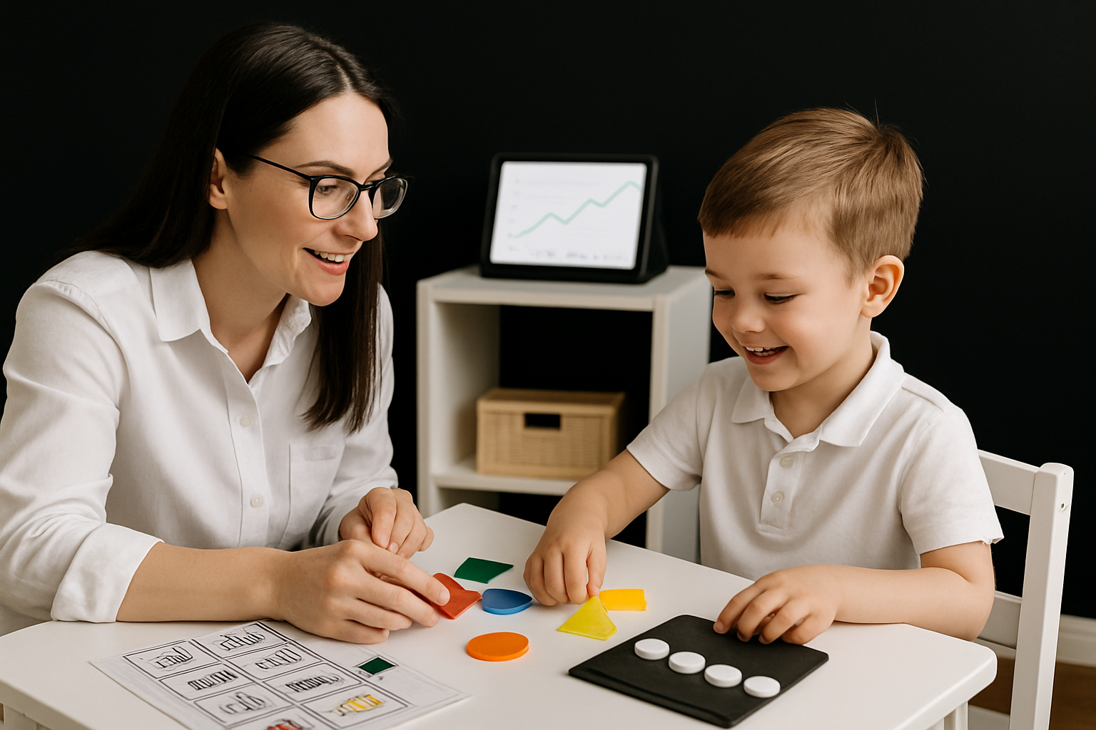 Ball State University webpage for Master's Degree in Applied Behavior Analysis (ABA). Red and white design.