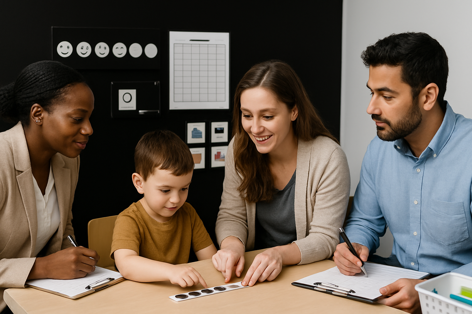 Website homepage for the University of Washington's Masters in Applied Behavior Analysis program, with a building background.