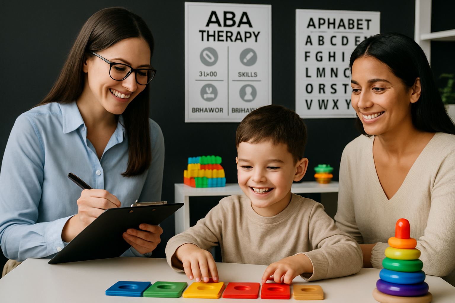 Ball State University webpage for Master's Degree in Applied Behavior Analysis (ABA). Red and white design.