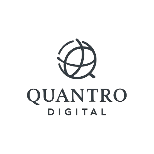 Quantro Digital logo - modern marketing agency branding
