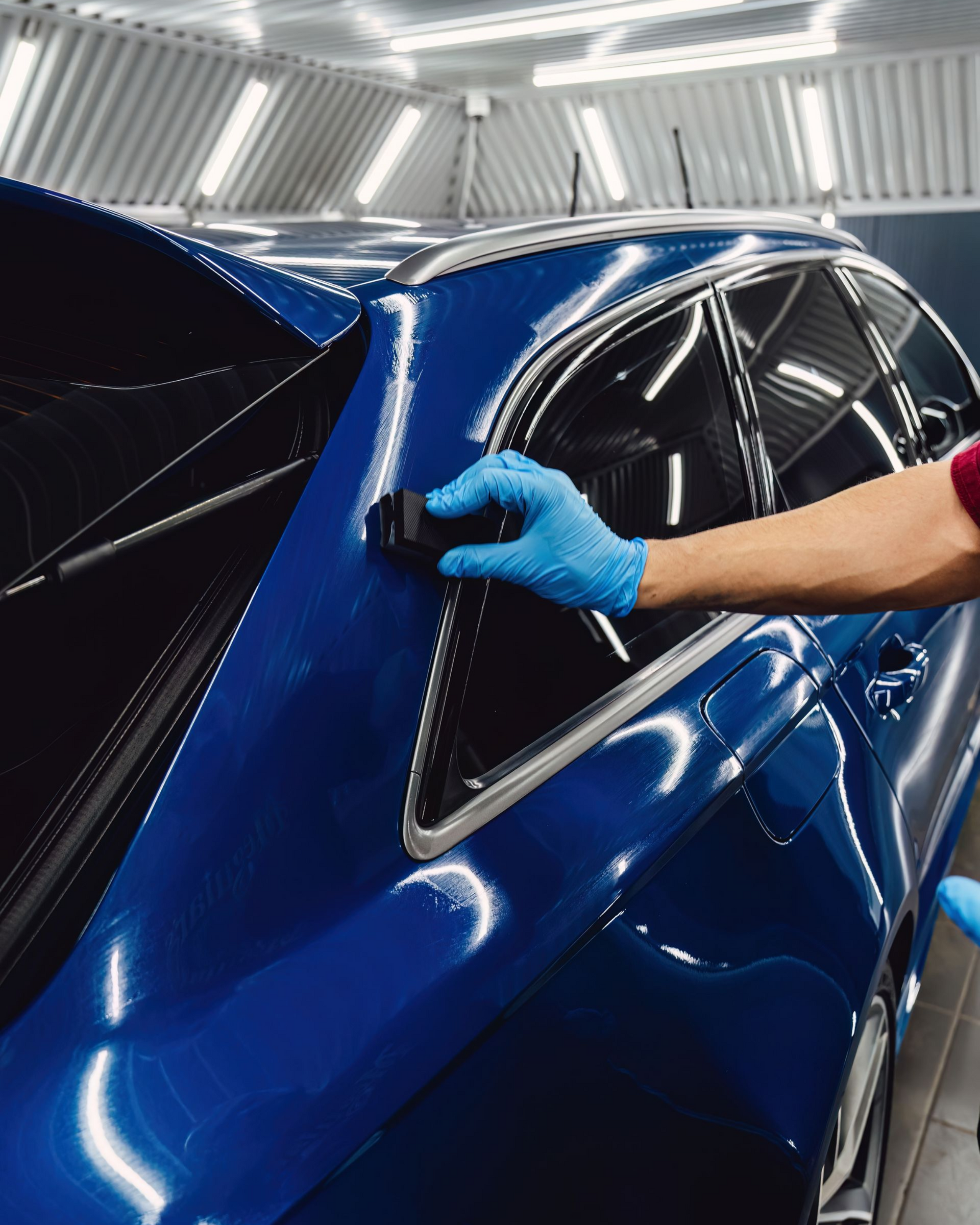 A close up of the rear end of a car