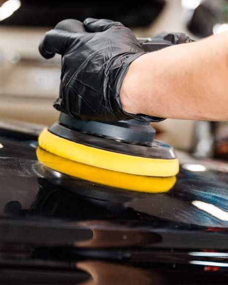 A close up of the rear end of a car