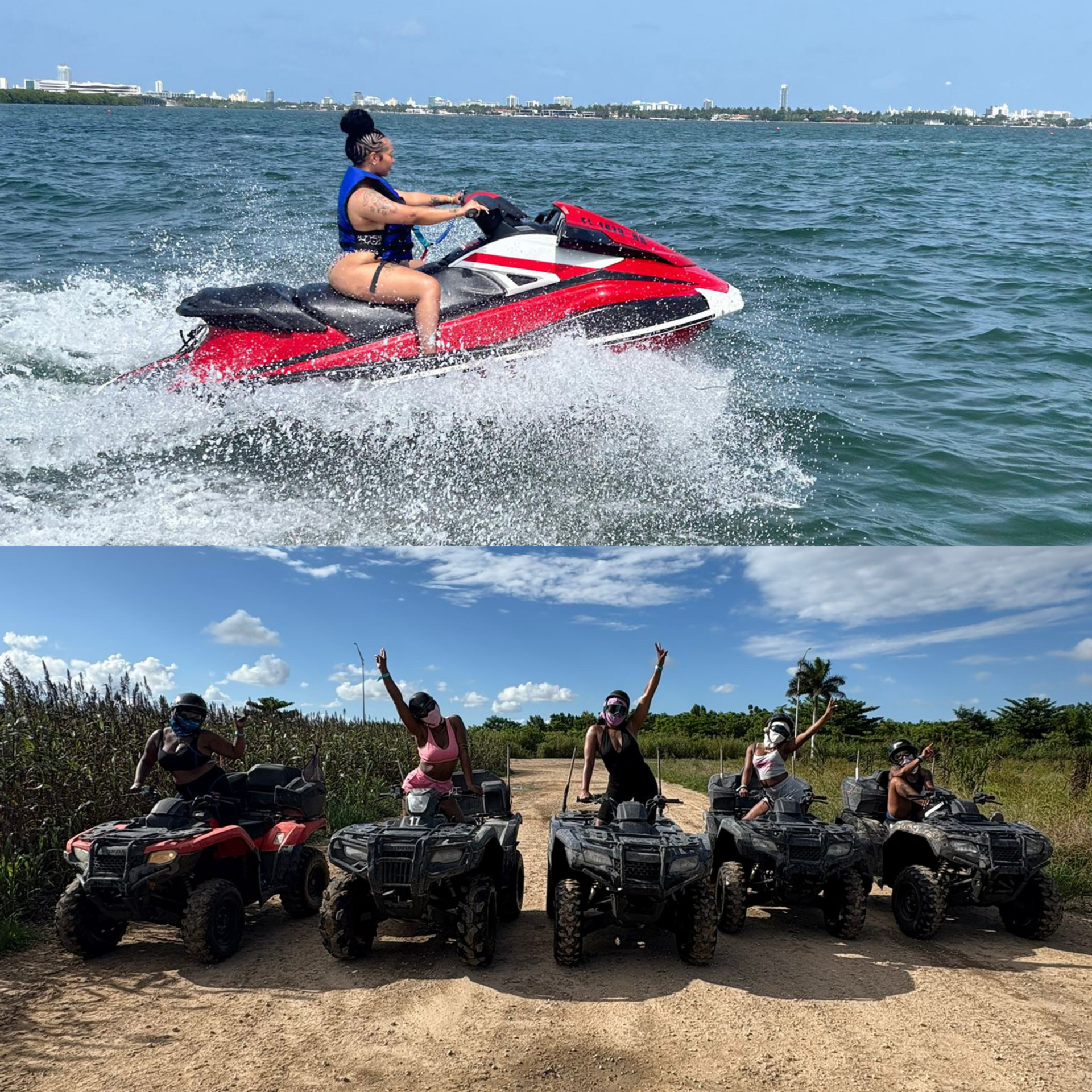 Ultimate Miami Jet Ski Rides & ATV Thrill Combo : Water & Land Adventure Package