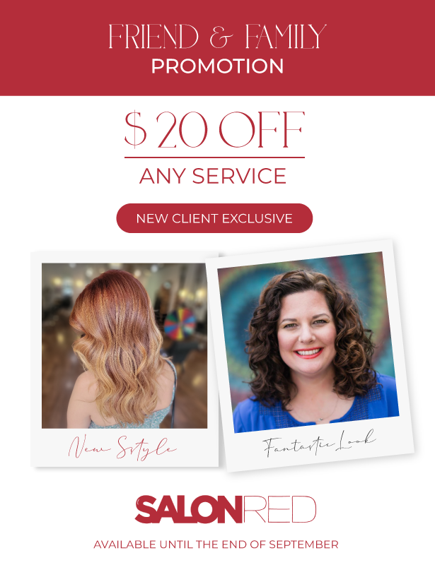 A flyer for a salon advertising hot shades , cool savings.