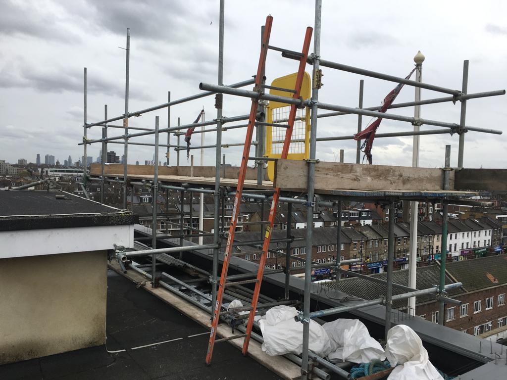 Industrial scaffolding