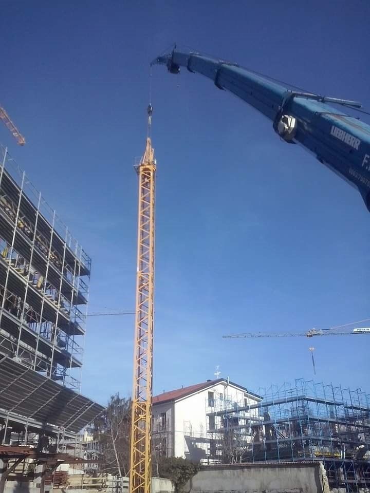 Autogrù in funzione
