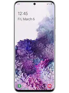 A samsung galaxy s20 plus is shown on a white background.