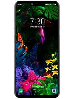 The lg g6 is a smart phone with a tropical theme on the screen.