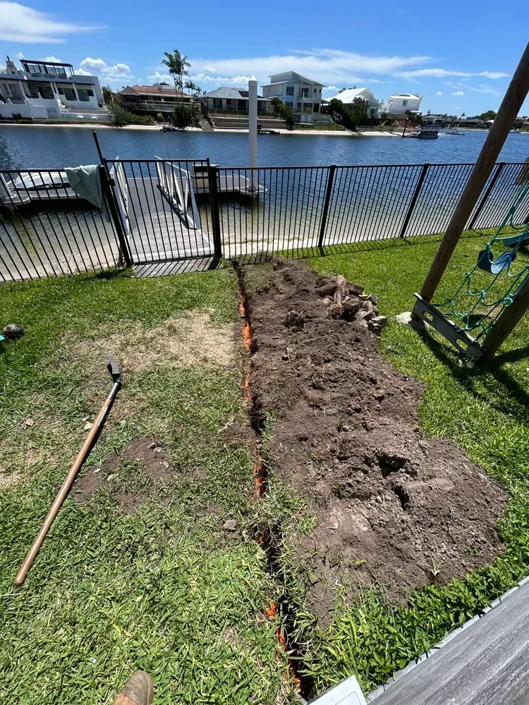 A Rectangular Strip of Dirt Has Been Dug — BTM Electrical & Air in Burleigh Waters, QLD