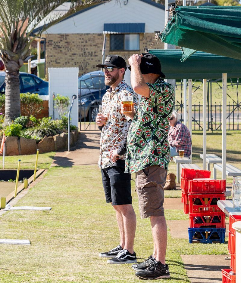 DRINKING ON A BOWLING GREEN