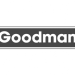Goodman logo in white text on a dark horizontal banner