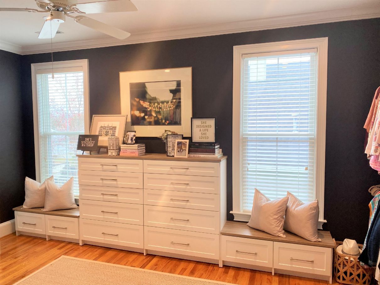 Custom Drawers and Bench System