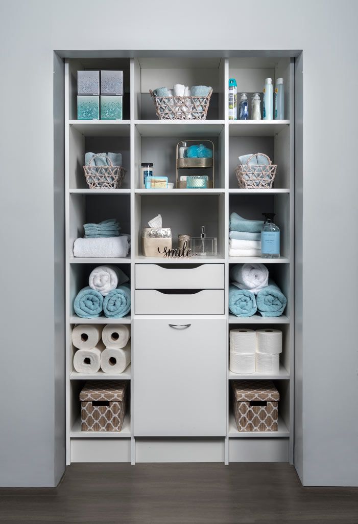 Custom Linen Closet System