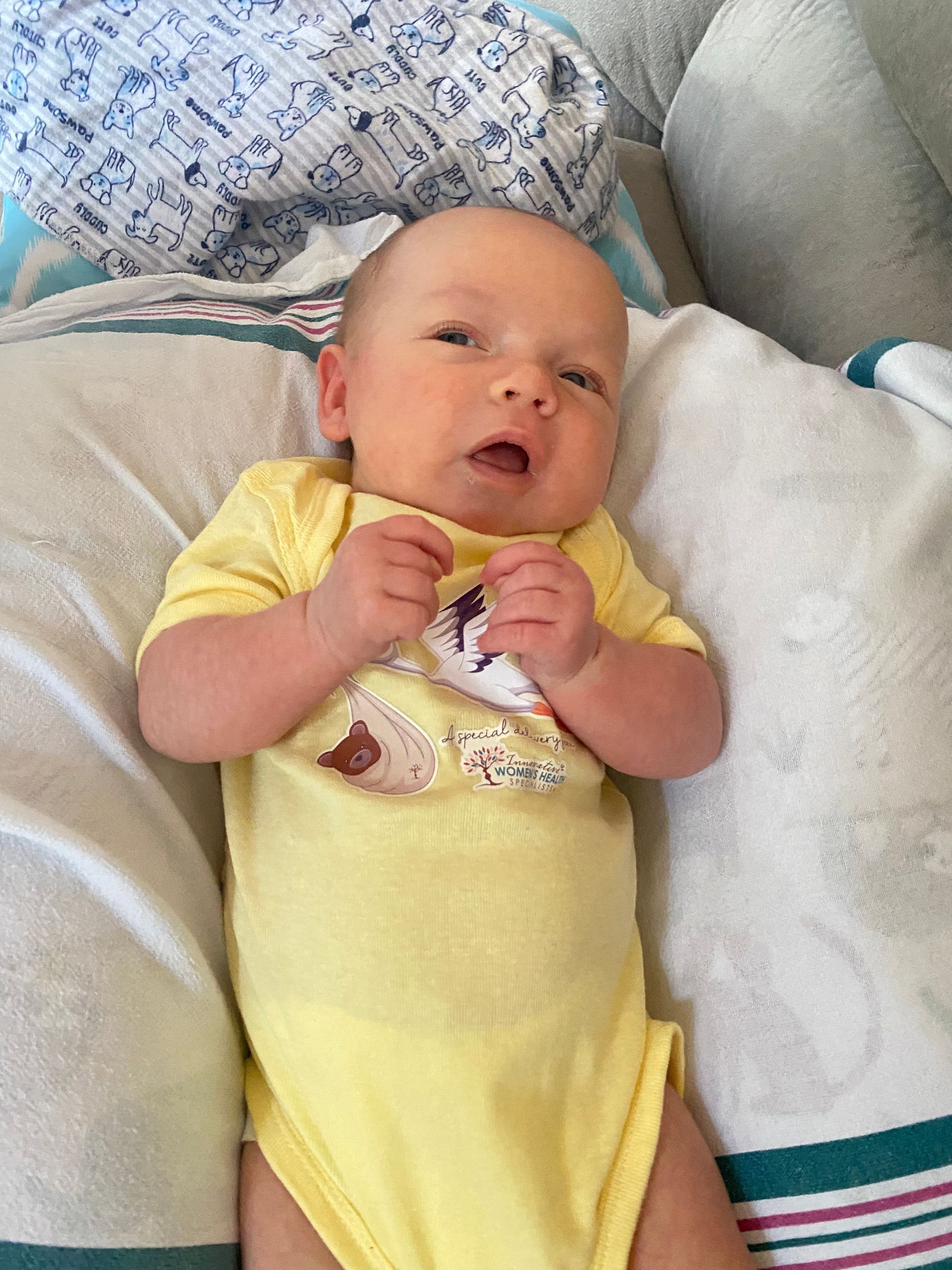 New Born On A Yellow Dress | Chattanooga, TN | Innovative Women's Health Specialists