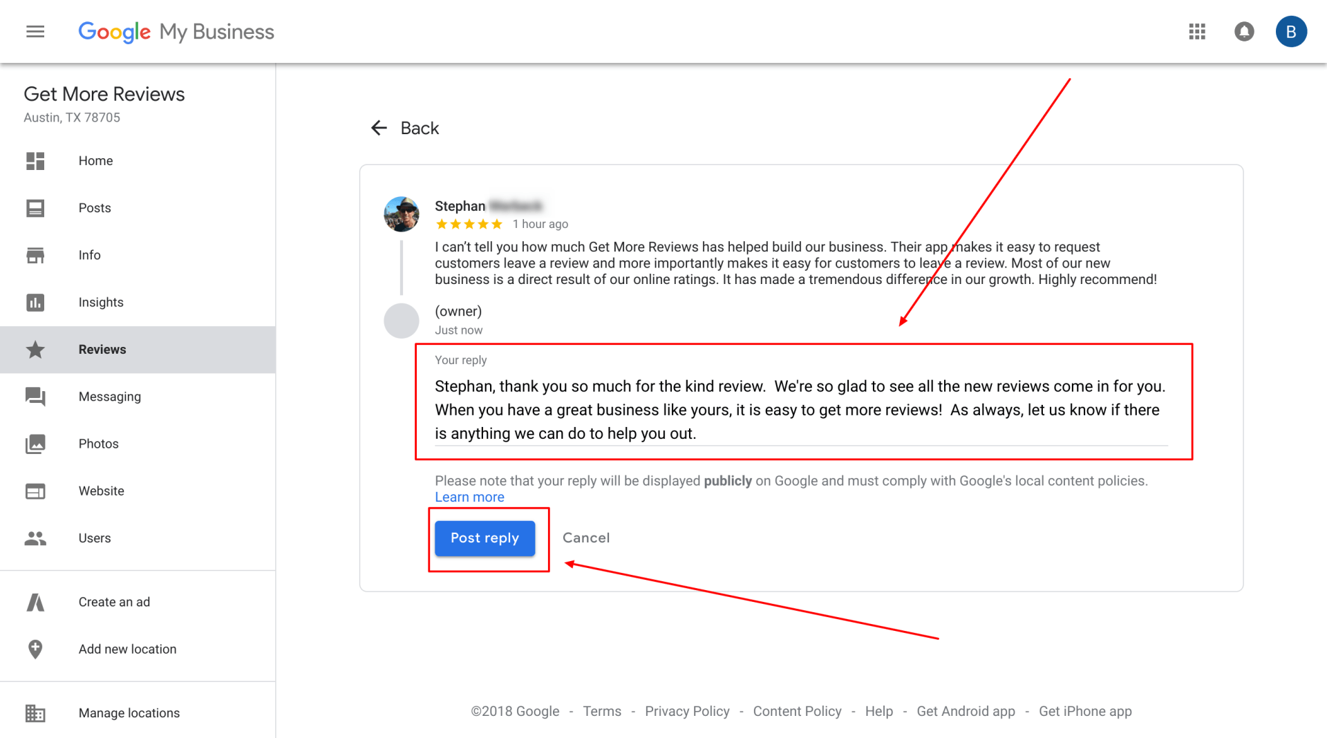 How to Respond to Google Reviews