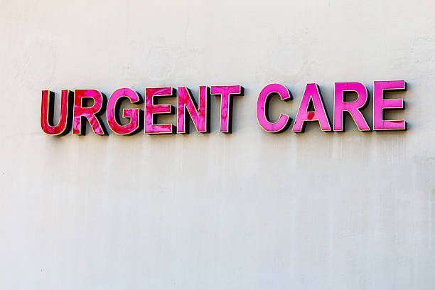 An image of urgent care clinic signage.