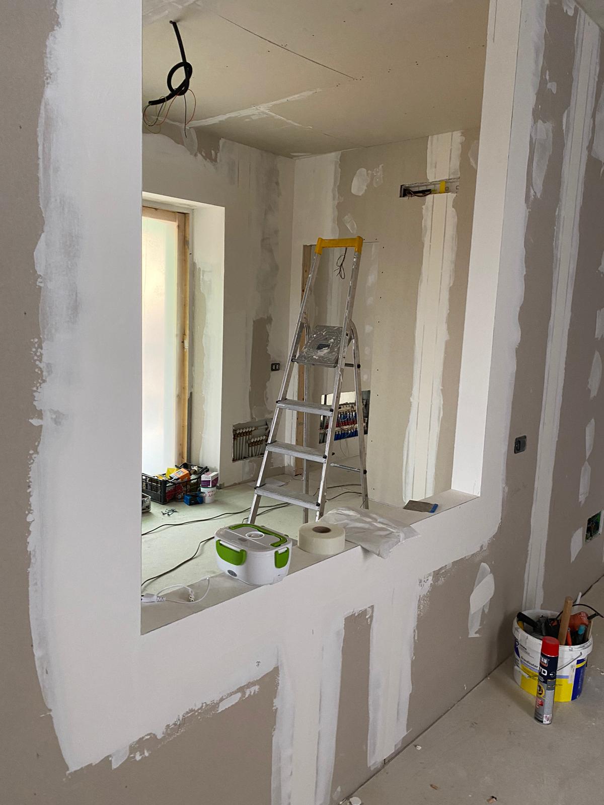 creazione di opera in cartongesso